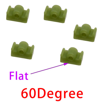 5Pcs 60/70 Degree Flat Rubber Inserts – For DIY Hobby Model Assembly