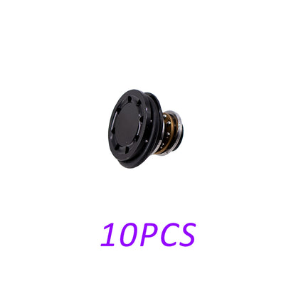 10Pcs CNC Aluminum Alloy Six Hole Piston Head – DIY Outdoor Model Parts (Blue/Black/Red/Gold)