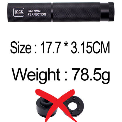 14MM Threaded Metal Barrel Cover – For DIY Outdoor Model Assembly