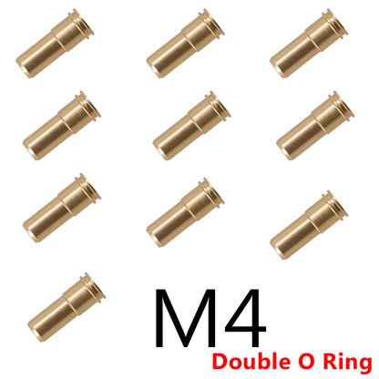 CNC Double O-Ring 21.4MM M4 Air Nozzle For Airsoft Ver.2 Gearbox - Black/Red/Blue/Gold