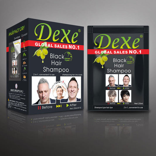 New Black Hair Shampoo 25ml*10