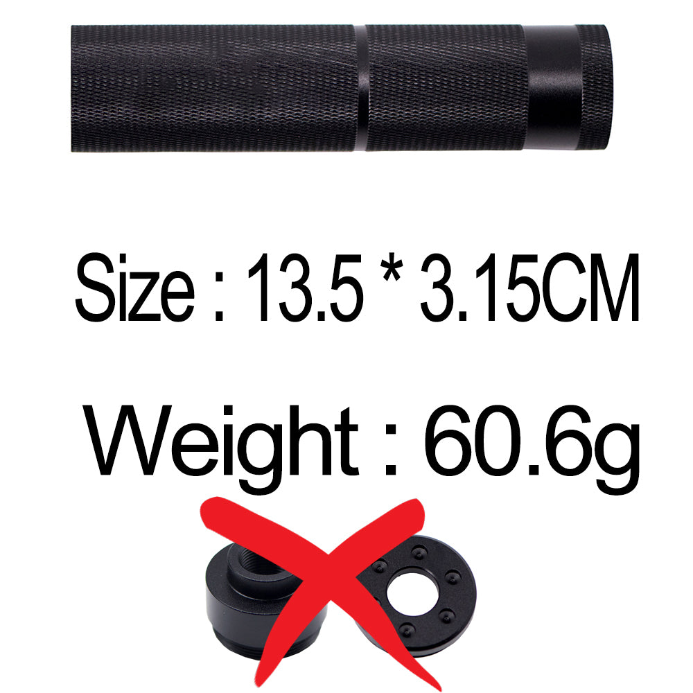14MM Threaded Metal Barrel Cover – For DIY Outdoor Model Assembly