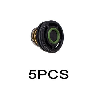 10Pcs CNC Aluminum Piston Head with Triple O-Rings  For M4 Airsoft Gel Guns – (Blue/Black/Red/Gold)
