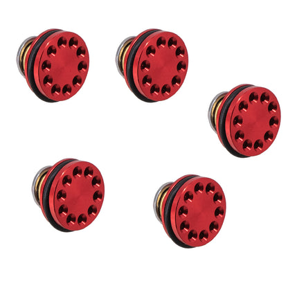 10Pcs 6063 CNC Aluminum Alloy 10-Hole Piston Head  For Ver.2 – (Blue/Black/Red/Gold)