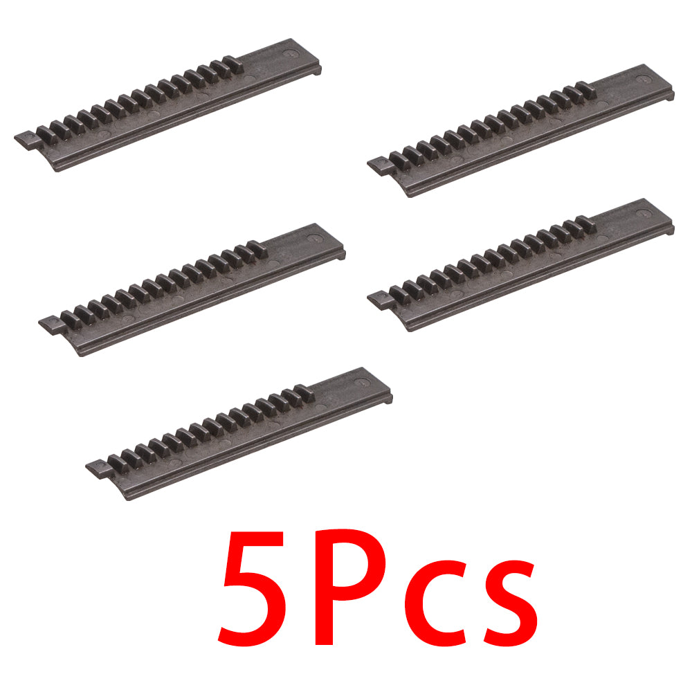 10Pcs 15 Half Teeth Pom Blue Piston Teeth for DIY Accessories