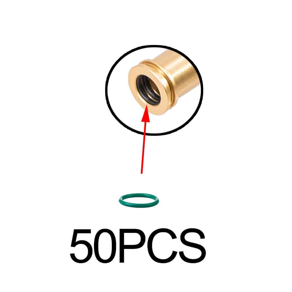 6063 Aluminum Alloy One O-Ring 20.79MM Nozzle Compatible with DIY Model Kits – Black/Red/Blue/Gold