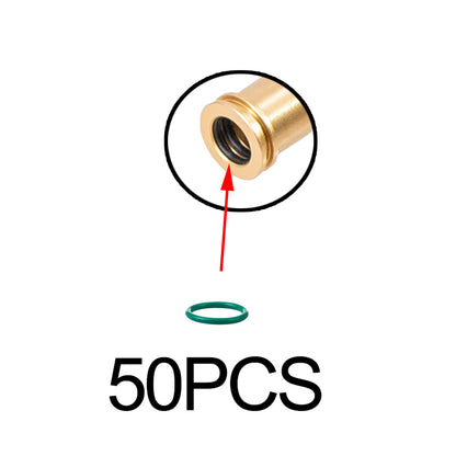 6063 Aluminum Alloy One O-Ring 20.79MM Nozzle Compatible with DIY Model Kits – Black/Red/Blue/Gold
