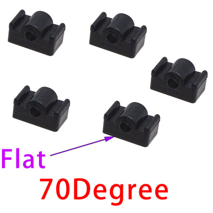 5Pcs 60/70 Degree Flat Rubber Inserts – For DIY Hobby Model Assembly