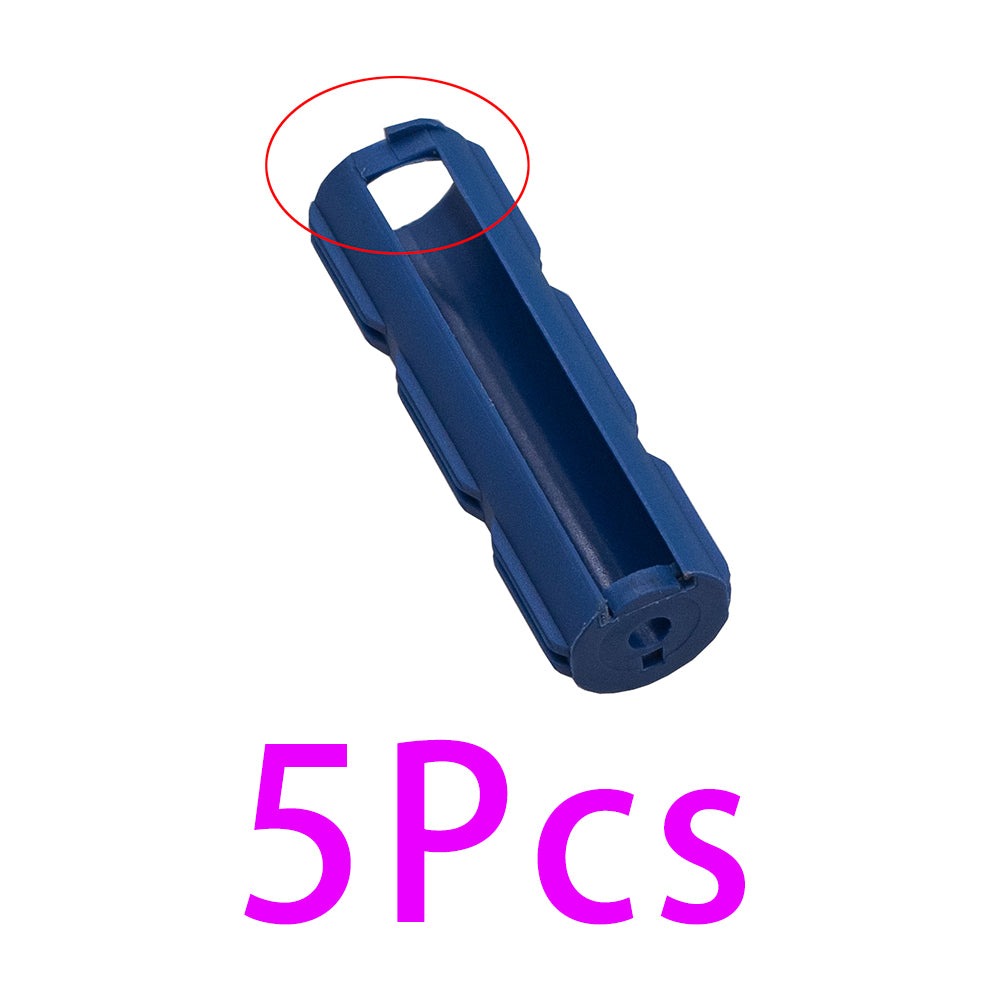 10Pcs 15 Half Teeth Pom Blue Piston Teeth for DIY Accessories