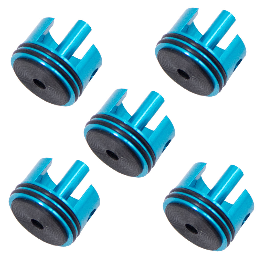 Black Rubber Pad 6063 Metal Aluminum Alloy Cylinder Head For Gel Blaster Airsoft Ver.2 Gearbox