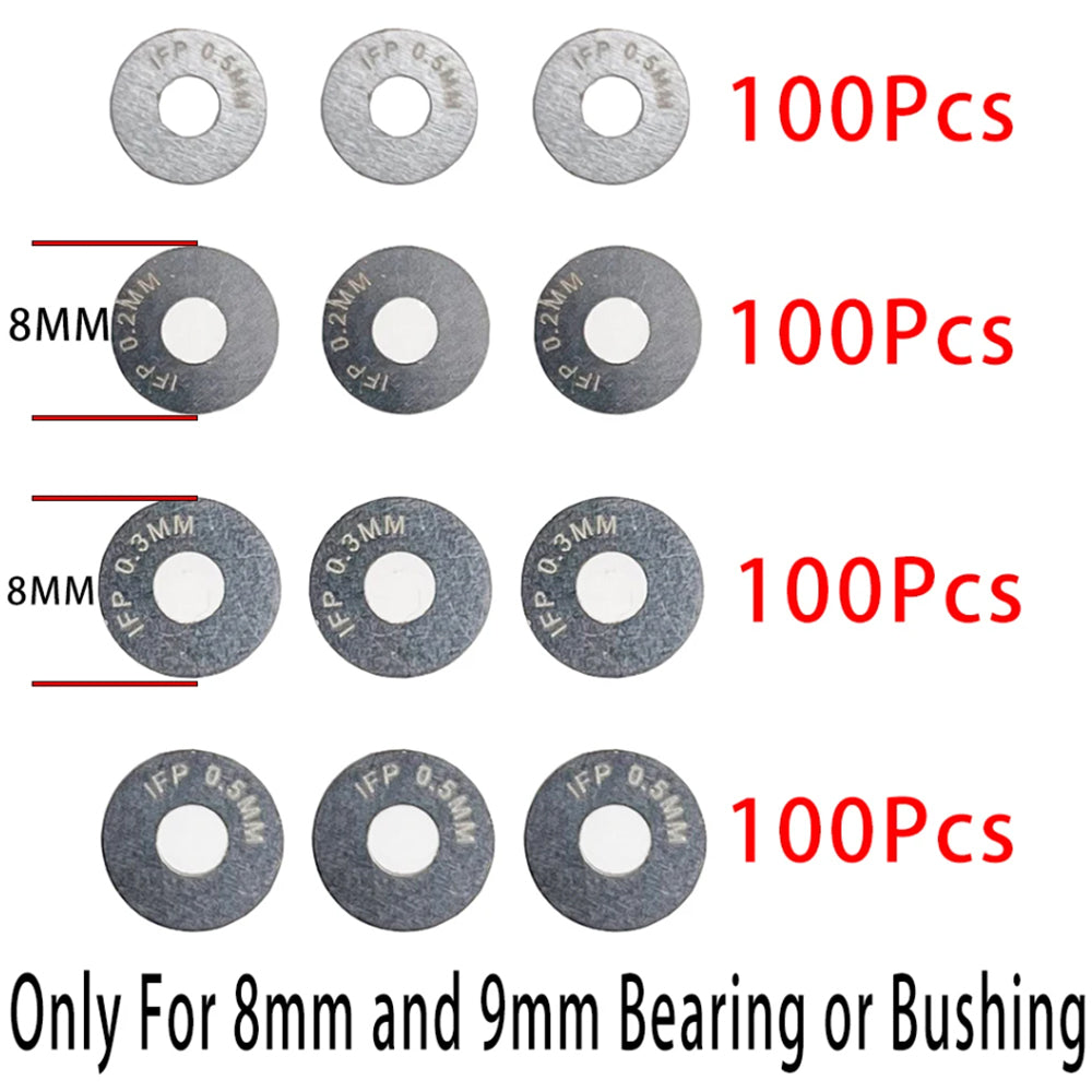 Stainless Steel Super Precision Shim Only Fit 8MM or 9MM Bushing and Bearing Gear Set
