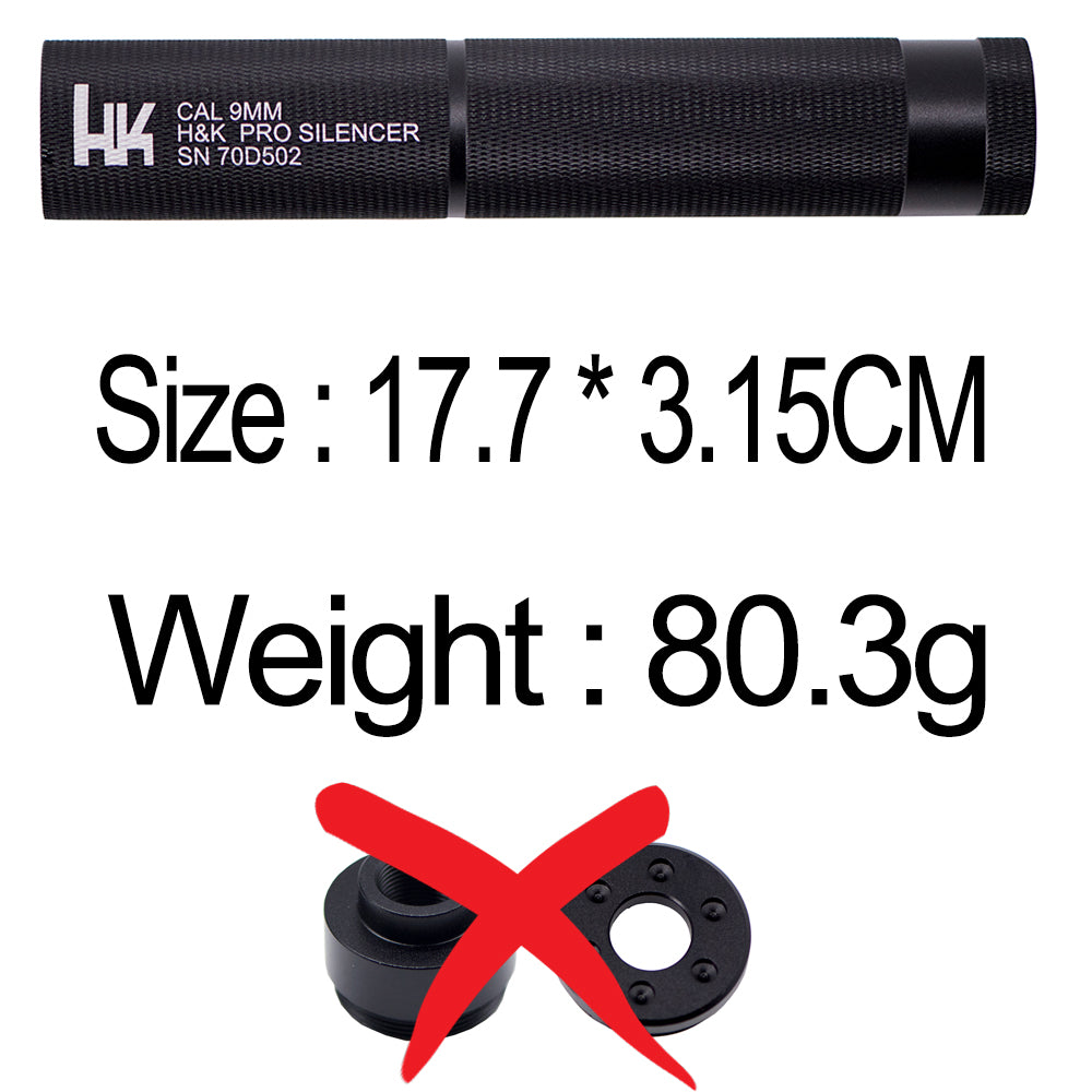 14MM Threaded Metal Barrel Cover – For DIY Outdoor Model Assembly