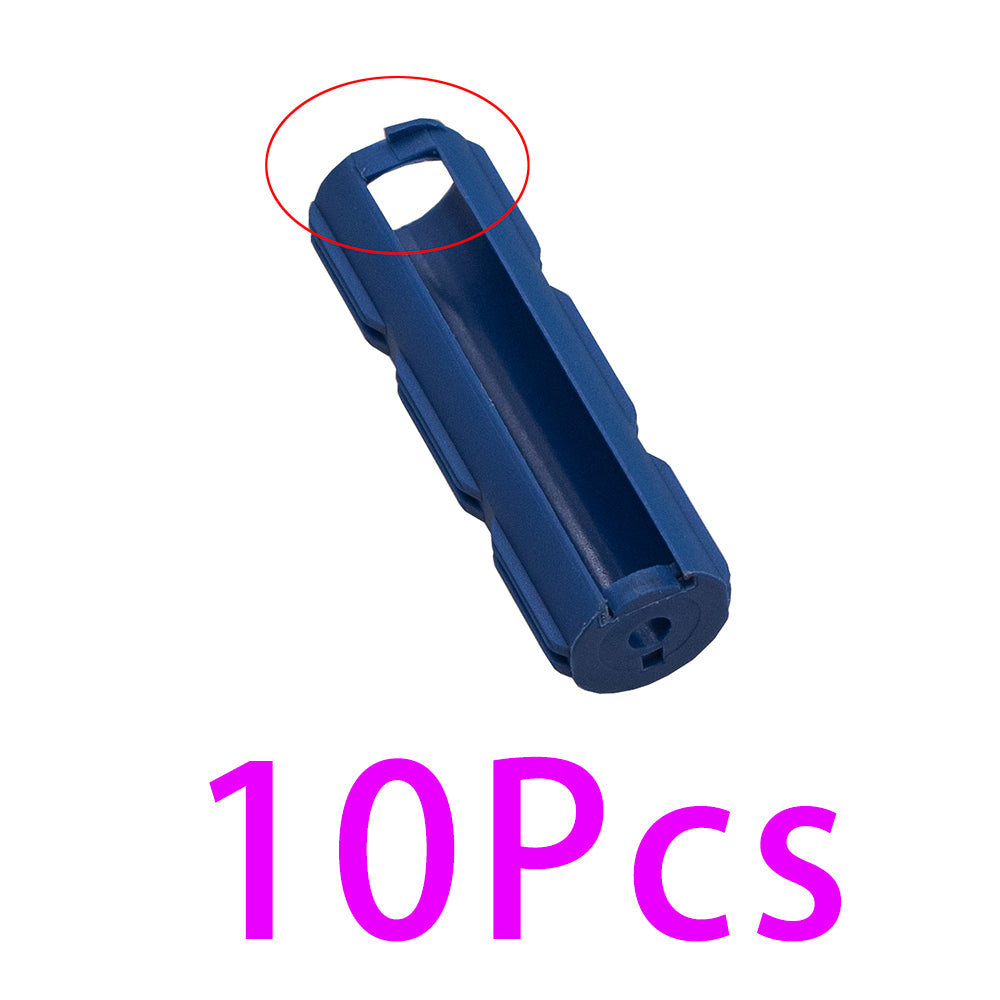 10Pcs 15 Half Teeth Pom Blue Piston Teeth for DIY Accessories