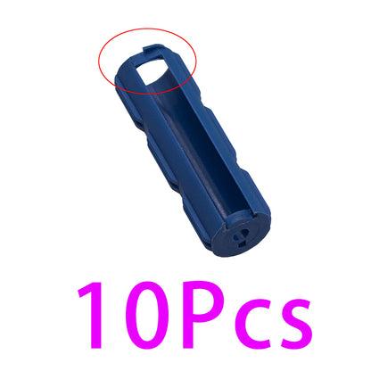 10Pcs 15 Half Teeth Pom Blue Piston Teeth for DIY Accessories