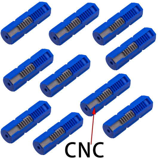 CNC Blue Nylon Gear Rack Component with POM Metal Piston Gear for Airguns - 7Teeth