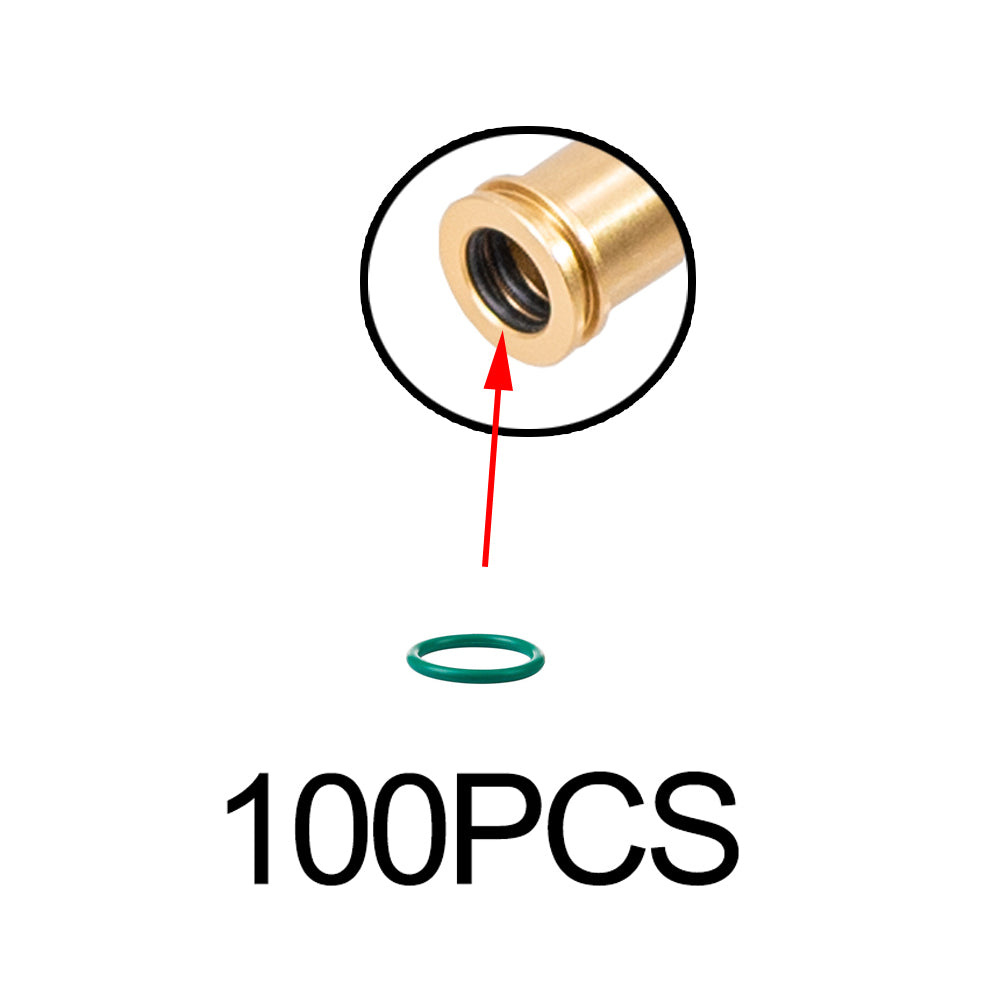 6063 Aluminum Alloy One O-Ring 20.79MM Nozzle Compatible with DIY Model Kits – Black/Red/Blue/Gold