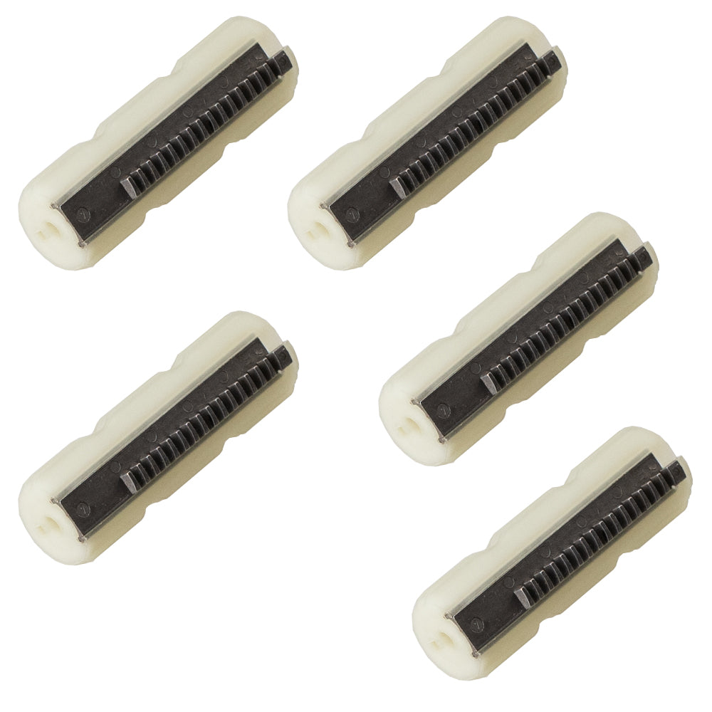 10Pcs 15 Half Teeth Pom Blue Piston Teeth for DIY Accessories