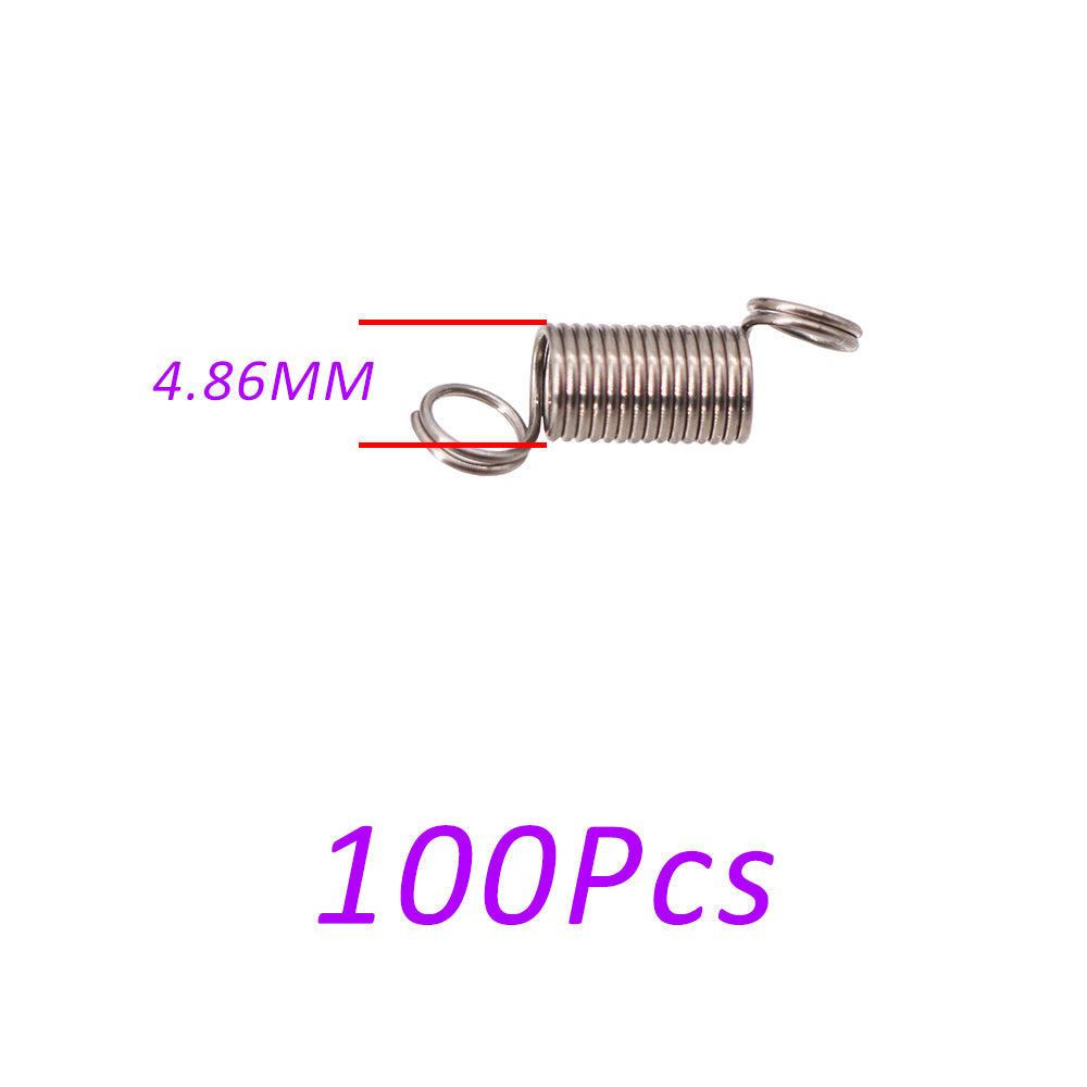 100Pcs Full Metal Steel Spring Set Compatible with DIY Model Version 2 Gearbox