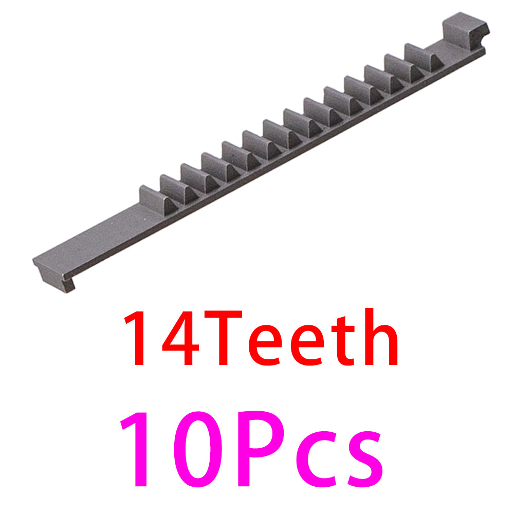 13Teeth/13.6Teeth/14Teeth CNC 40CR Rack Nylon Pom Piston Teeth For AEG