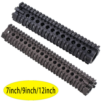 MK18-Style Modular Rail Kit for DIY Outdoor Models– 9.5/12.5inch
