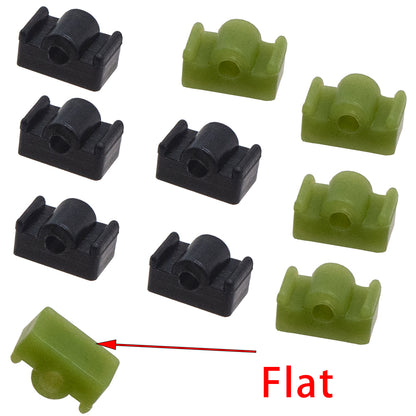 5Pcs 60/70 Degree Flat Rubber Inserts – For DIY Hobby Model Assembly