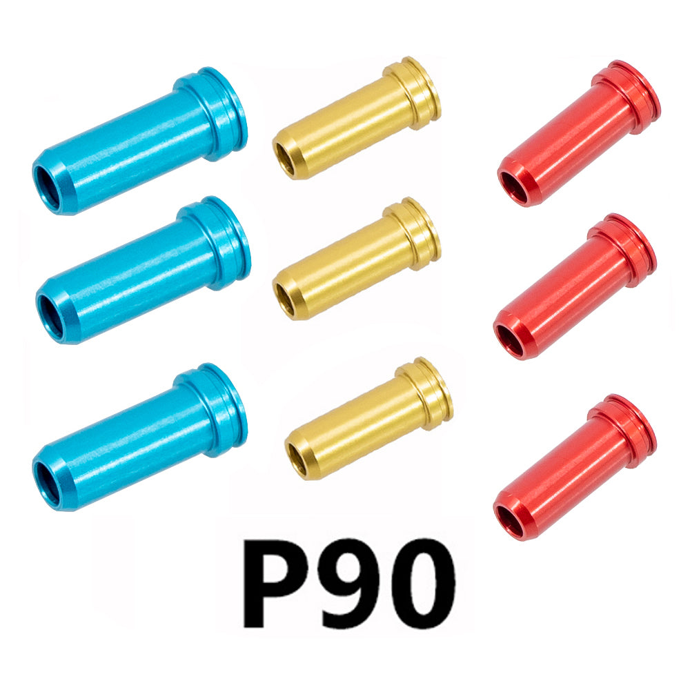 6063 Aluminum Alloy One O-Ring 20.79MM Nozzle Compatible with DIY Model Kits – Black/Red/Blue/Gold