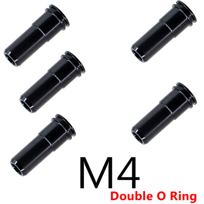 CNC Double O-Ring 21.4MM M4 Air Nozzle For Airsoft Ver.2 Gearbox - Black/Red/Blue/Gold