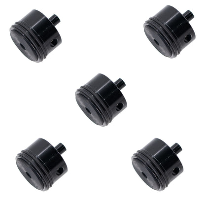 Black Rubber Pad 6063 Metal Aluminum Alloy Cylinder Head For Gel Blaster Airsoft Ver.2 Gearbox