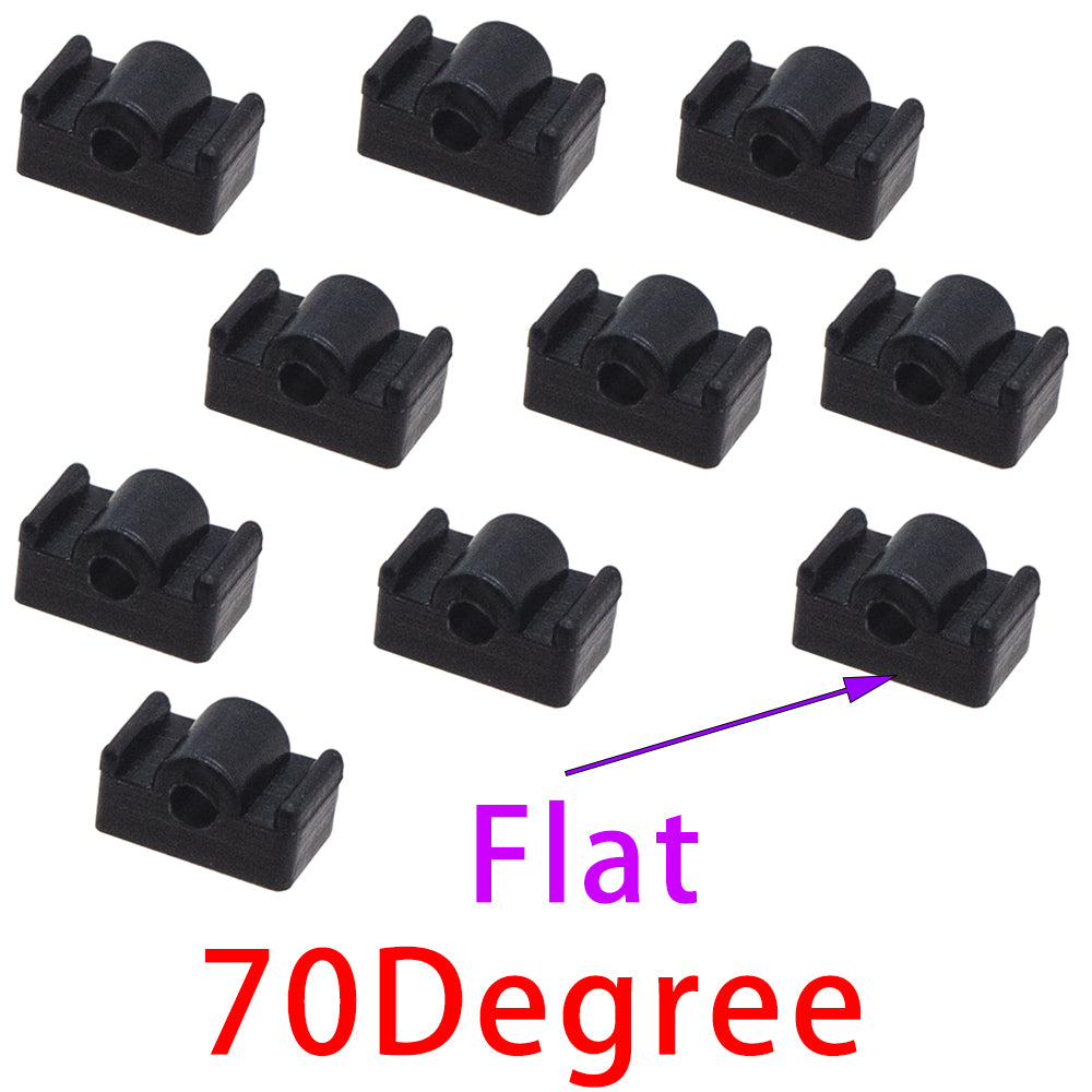 5Pcs 60/70 Degree Flat Rubber Inserts – For DIY Hobby Model Assembly