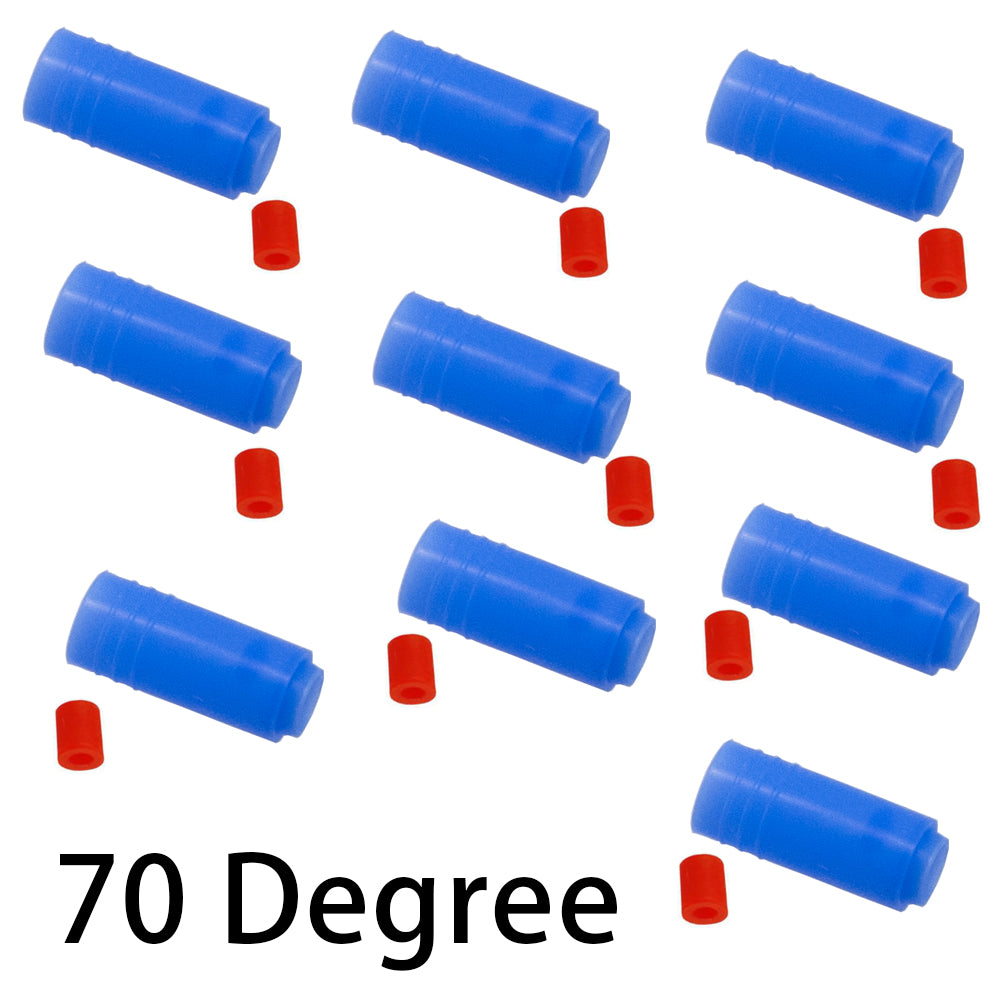 60/70 Degree Rubber Inserts – Hard Type for DIY Model Projects (10Pcs)
