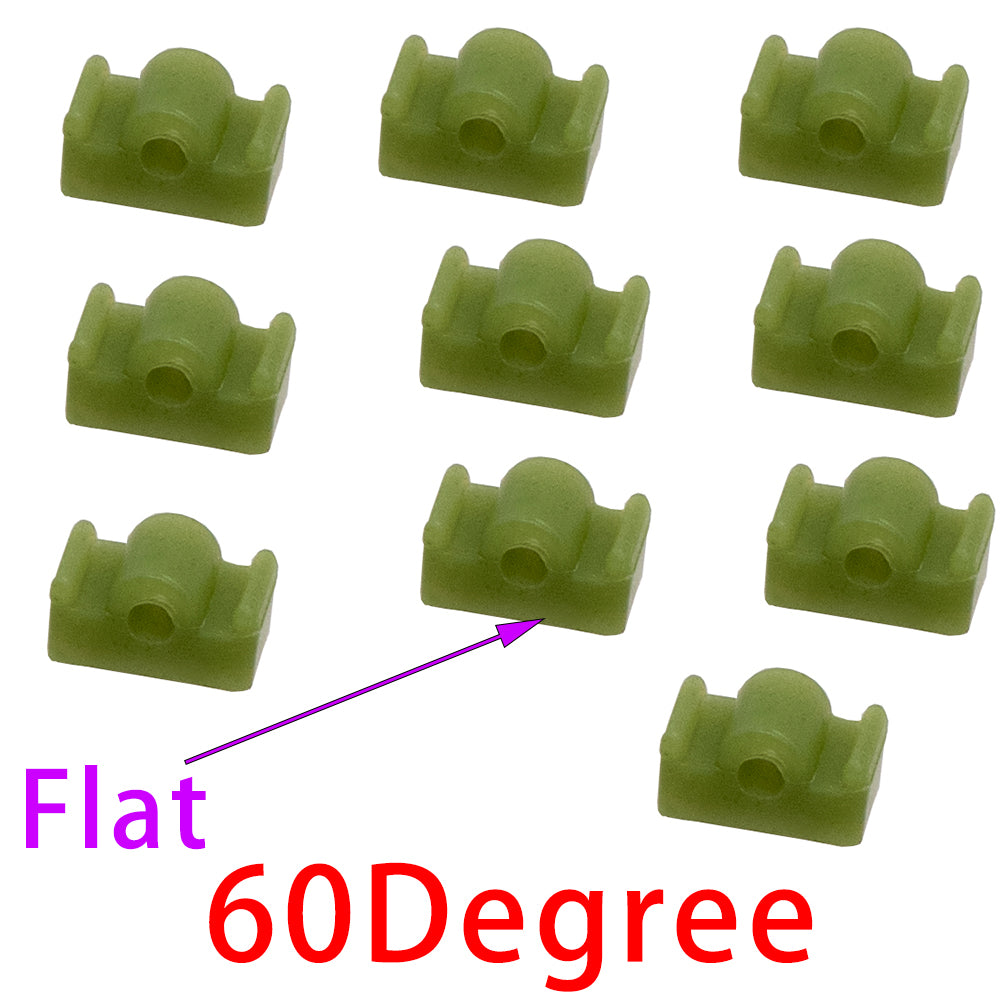 5Pcs 60/70 Degree Flat Rubber Inserts – For DIY Hobby Model Assembly