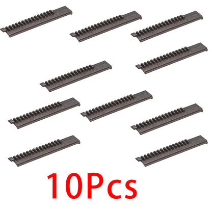 10Pcs 15 Half Teeth Pom Blue Piston Teeth for DIY Accessories